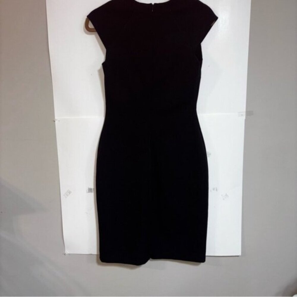 💐Zara Women's Black Knee Length Slip Dress Small - Picture 8 of 8